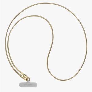 Casetify Gold Snake Chain cross-body phone strap